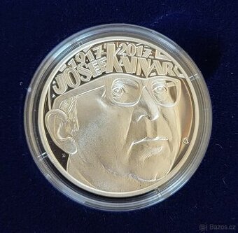 Stříbrná mince ČNB Josef Kainar Proof r.2017