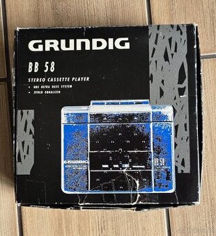 Stereo kazetový přehrávač✅Grundig BB 58✅(RETRO)