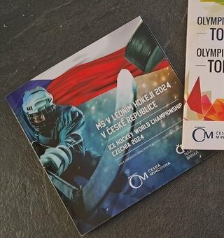 Pamětní mince - MS v ledním hokeji v Praze 2024