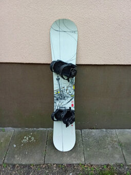 snowboard, Sims 155 cm, vázání SPs odklápěcí patou
