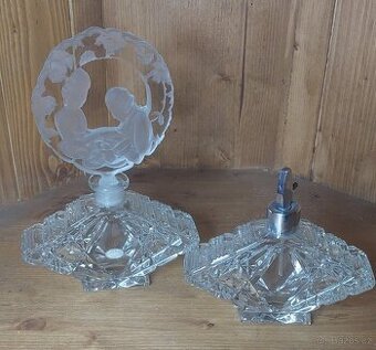 2ks Flakonu kolem roku 1930.