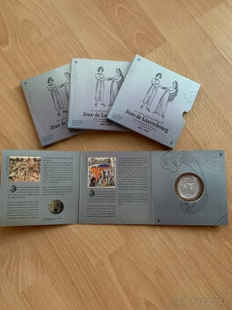 700 cent Lucembursko stříbrná pamětní mince 2010 Sňatek