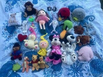 Plyšáci, lze i jednotlivě, jako celek sleva