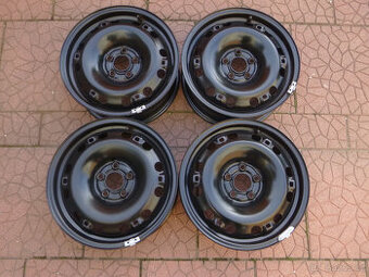 Plechové disky kola  - originál Škoda VW 5x100 6Jx15 ET38