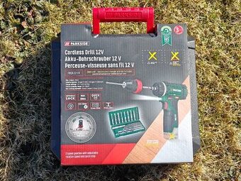 Aku vrtačka Parkside 12V + 2Ah baterka + nabíječka - nová