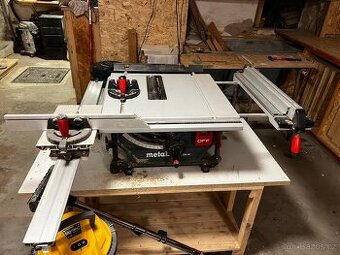 Stolní pila Metabo ts 254m + pojezdový stůl Aktuální