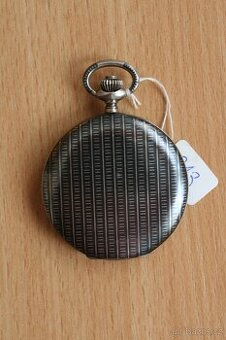 Starožitné celostříbrné tříplášťové kapesní hodinky tula