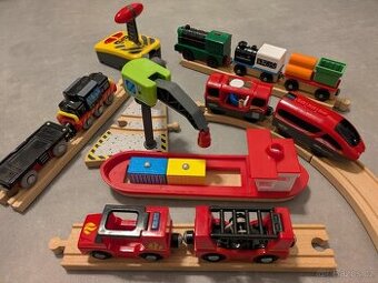 Dřevěné koleje a vláčky