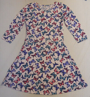 Šaty s motýlky vel. 164