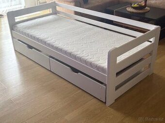 180x80 cm ergo detska postel borovice matrace úložný prostor