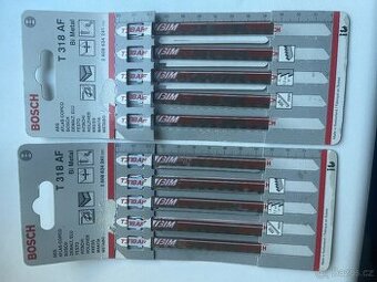 🛠️ Bosch T318AF – 5 ks plátky na kov – dlouhé BIM – nové
