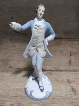 Porcelánová soška – rokoko tanečník Royal Dux