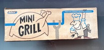 Retro MINI GRILL BLEX – skládací grilovací souprava – původn