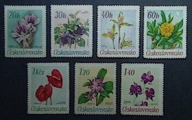 160034776.Predám poštové známky Československa 1967 - Kvety - 1