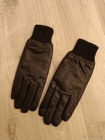 Pánské zimní rukavice s náplatem - vel. 9,5