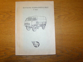 Prodám katalog náhradních dílů Tatra 805 - 1
