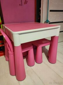 Dětský stůl růžový
