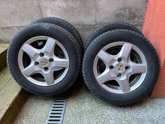 Alu 4x100 r13 enzo 5J et35 pneu continental