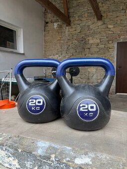 2x kettlebell insportline 20 kg
