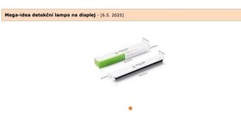 Mega-idea detekční lampa na displej