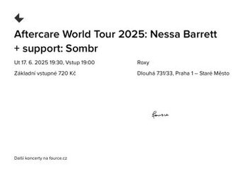 Nessa Barrett Praha 17.6.2025