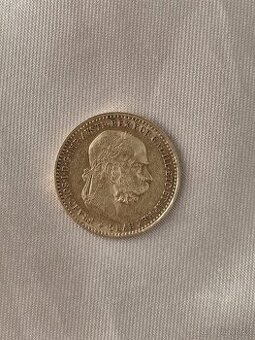 Zlatá mince 10 Korun František Josef I. – roky 1897 a 1898