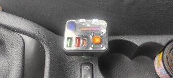 auto transmiter s LED osvětlením