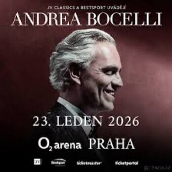 Andrea Bocelli O2 Arena VIP klubové patro
