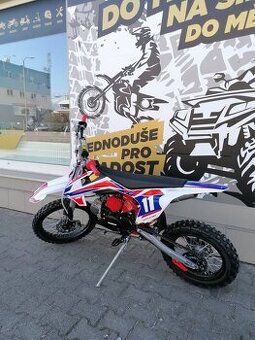 Pitbike Shark 125ccm 17x14 červená