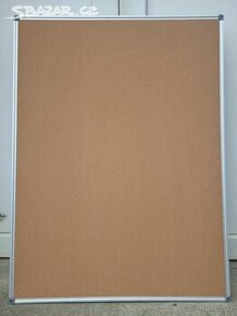 Korková tabule 120cm x 90cm s hliníkovým rámem originál bale