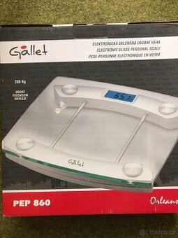 Nová elektrická  skleněná váha do 200kg