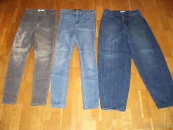 Dívčí džíny vel.25, 152/158 TOP stav