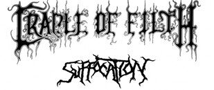 CRADLE OF FILTH, SUFFOCATION, MÉLANCOLIA , NARAKA - Plzeň