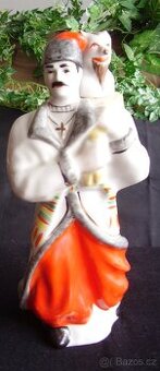 Figurální karafa-Kozák...r.cca 1960-1970-1980 SSSR