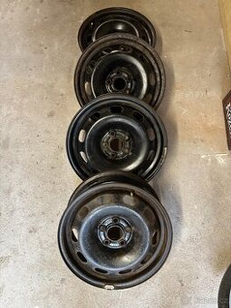 Plechové disky R15 5x100 - ET38 - Octavia1, Golf IV, atd.