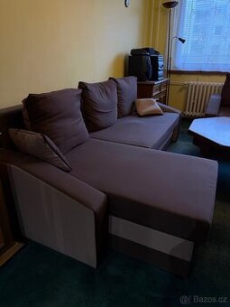 Rohová rozkládací sedačka WELDA, 235x75x145