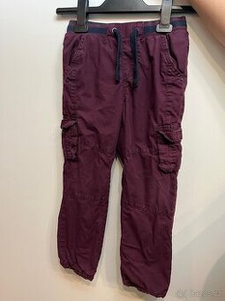 Kalhoty podšité bavlnou - vel 116