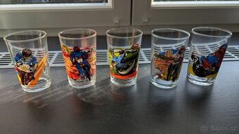 Sada sklenic s motivem motorek 5ks