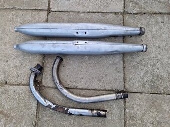 Jawa 250/350 výfuky + kolená