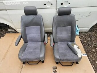Přední sedačky VW T5 T5.1 T6 pilotky
