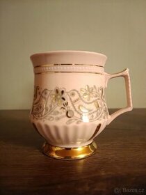 Růžový pozlacený porcelán (1) - 1