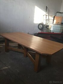 Velký masivní stůl 240x120 cm - 1