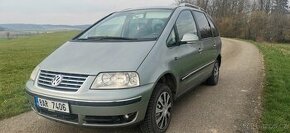 VW Sharan 1.9tdi,85kw,stk 6/25., 7 sedaček