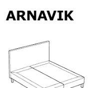 Manželská čalouněná postel Ikea 160 x 200