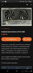 Geforce RTX 3080 PODVOD