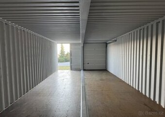 Sestava ze 2 lodních kontejnerů 40’HC v RAL 9010