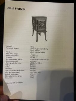 Kamna Jotul F 602 N