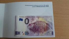 0 euro bankovka Žilinská univerzita v Žiline