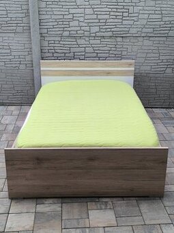 Prodám postel + Matrací 120cm x 200cm - 1