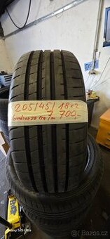Prodám 2ks pneu 205/45/18